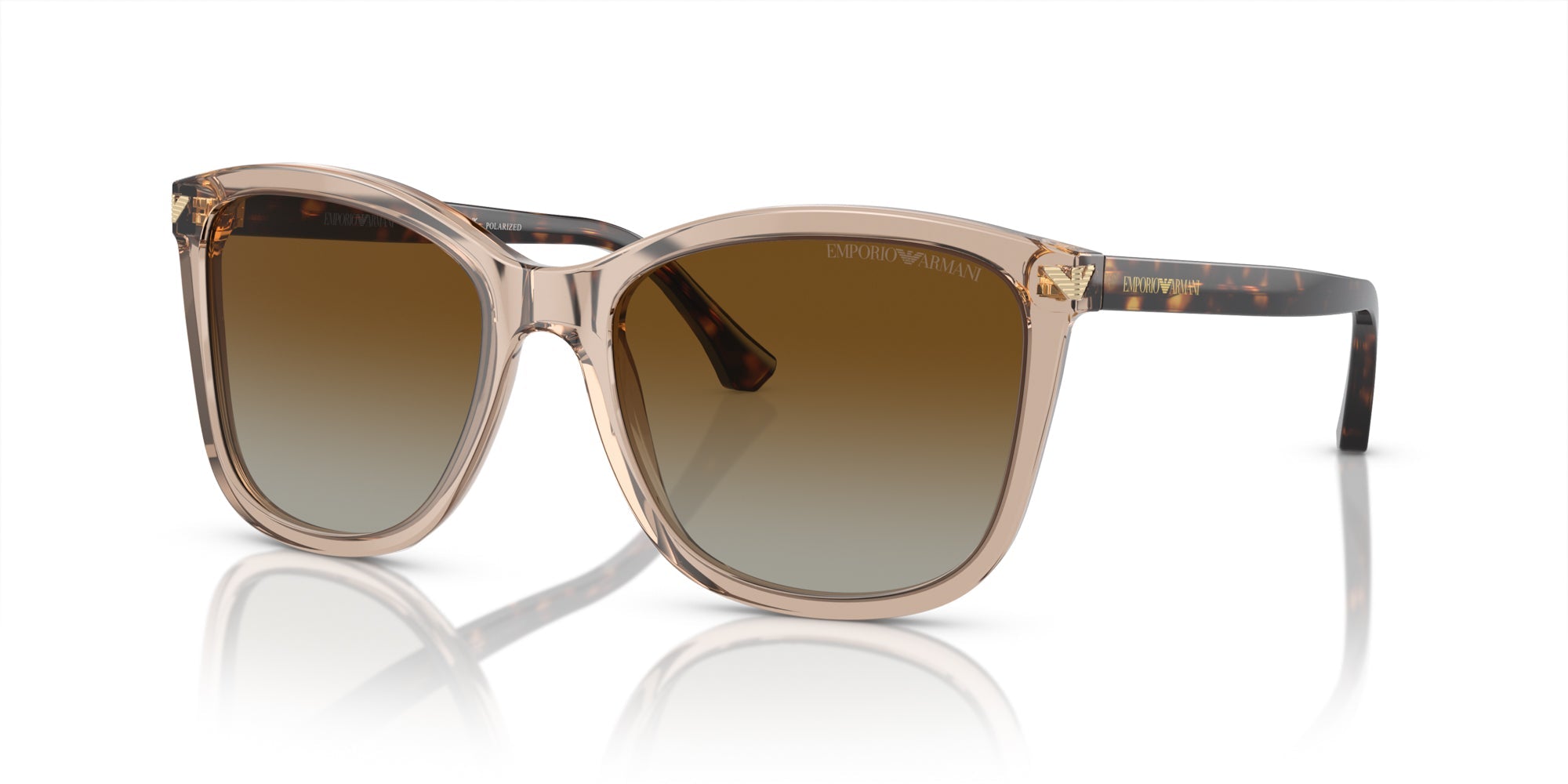 Transparent Tundra/Brown Gradient Polarised