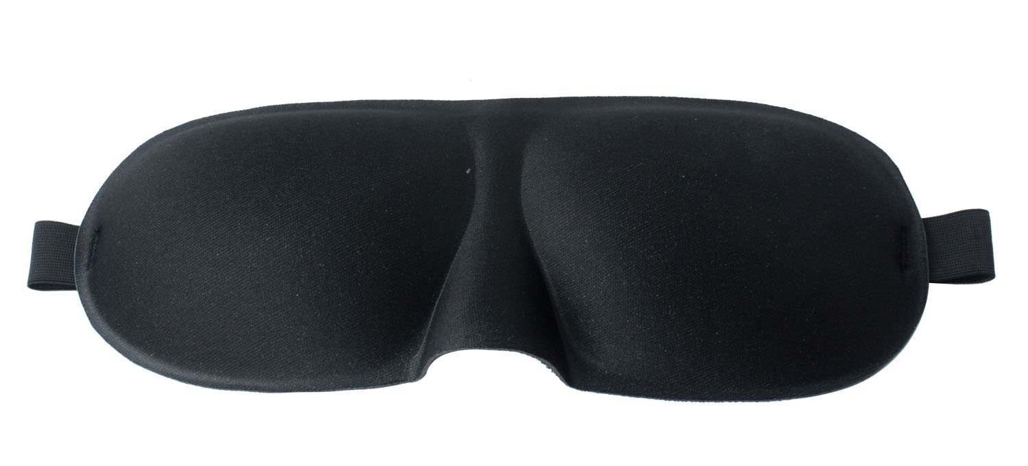Soft Padded Sleep Eye Mask with Comfortable Ear Plugs for Travel & Relaxation - Perfect for Airplane, Nap & Meditation