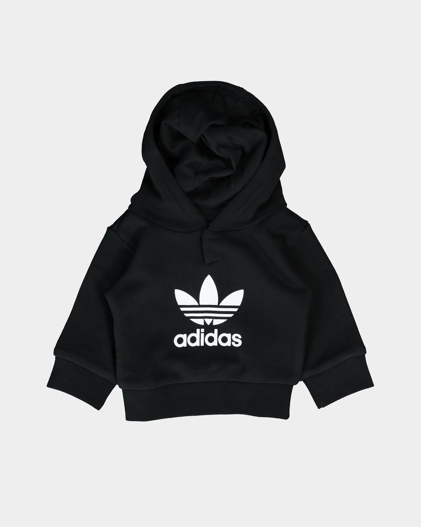 Adidas Infant Hoodie Set for Boys & Girls - Black & White Cotton Pullover with Pants - Perfect for Playdates, Daycare & Family Outings