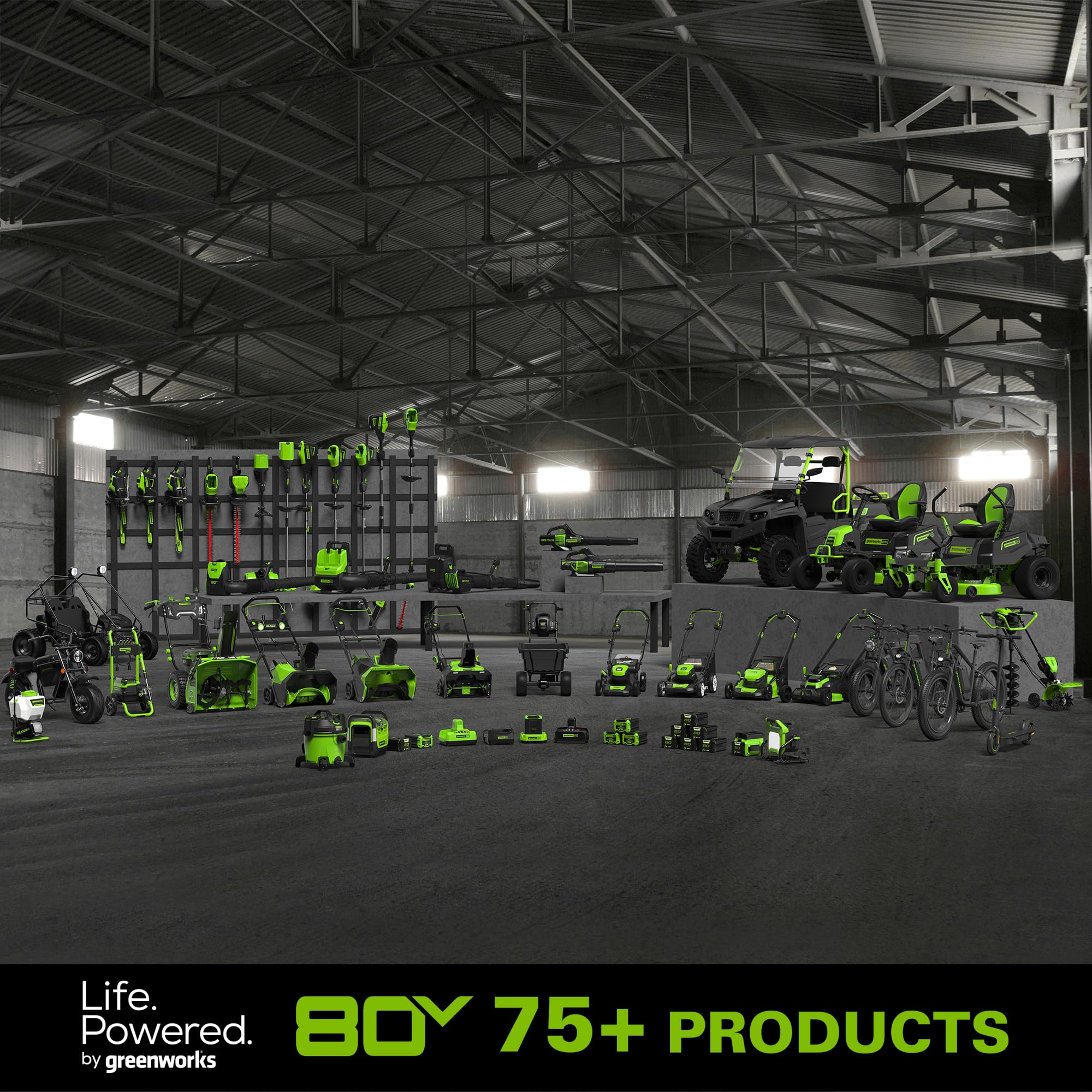 80V 20-Inch 3KW Brushless Cordless Battery Chainsaw (Tool Only) - Perfect for Tree Trimming, Firewood Cutting, and Landscaping