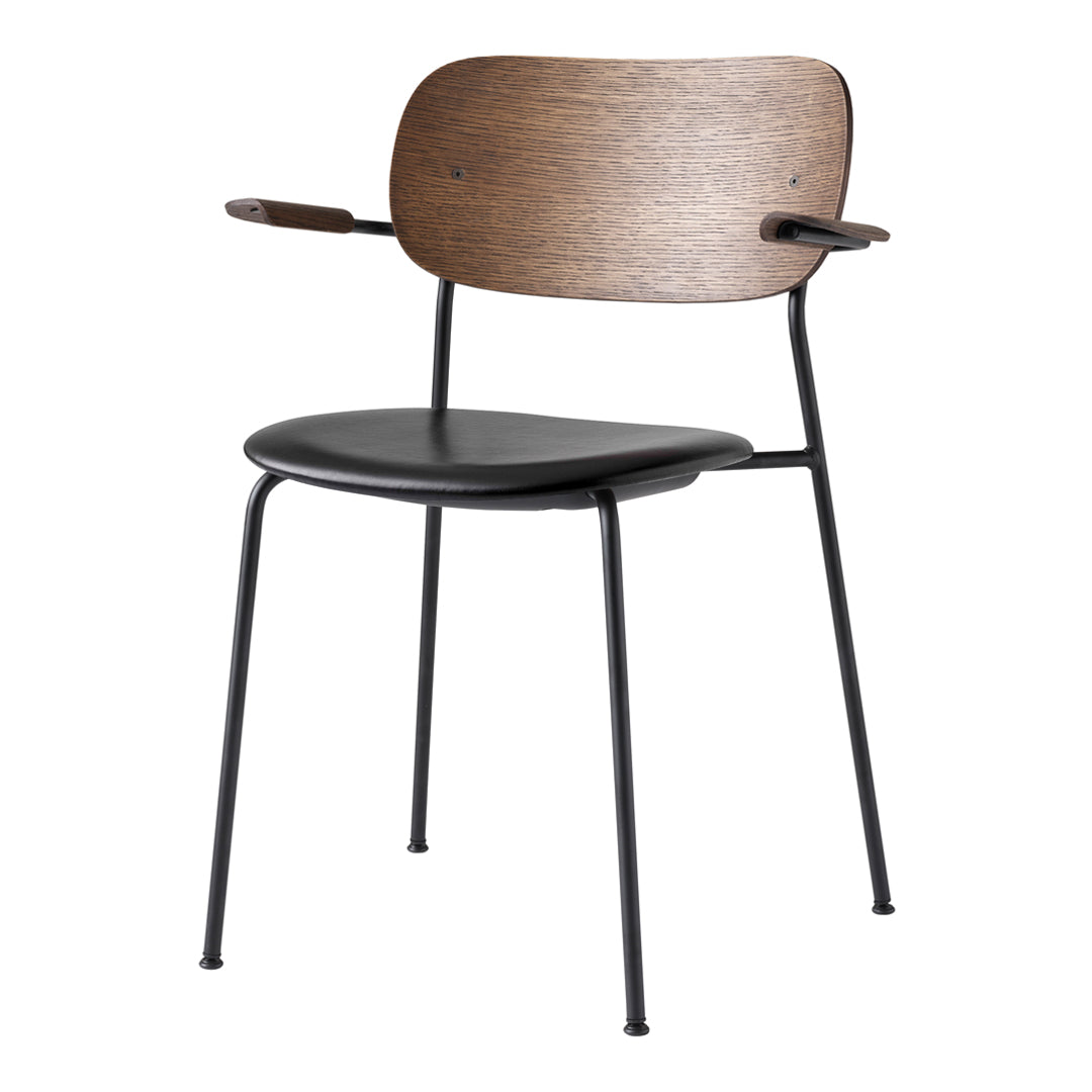 Modern Upholstered Dining Chair with Armrests - Comfortable & Stylish Seating for Kitchen, Dining Room, and Home Office