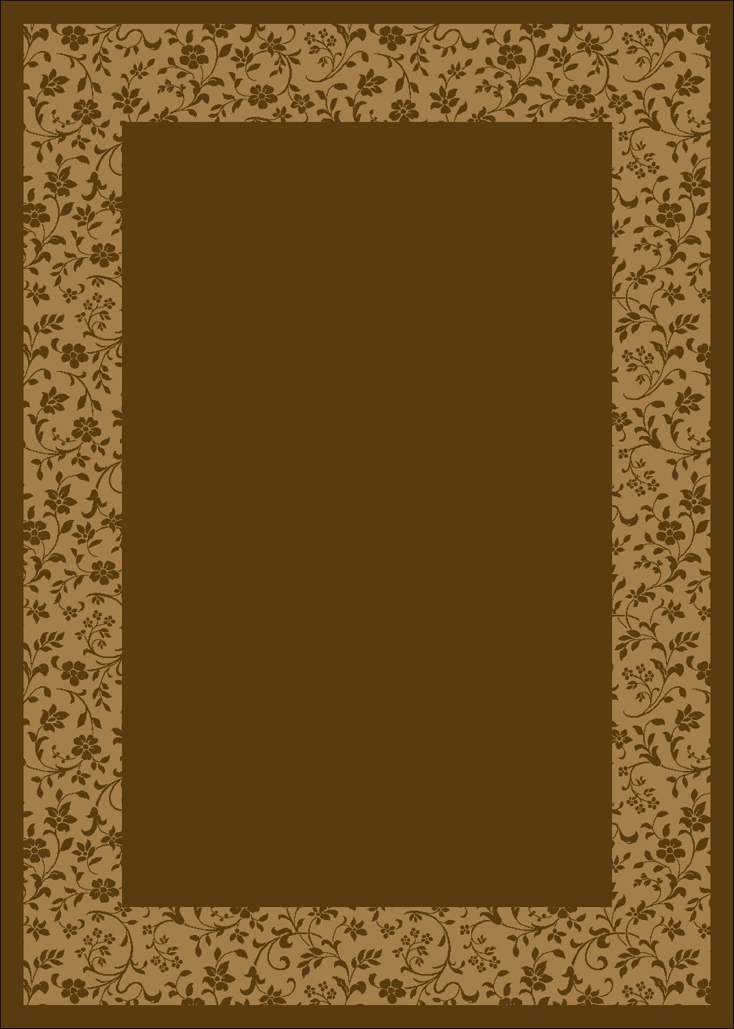 Luxury Brocade Golden Amber Area Rug 7'8