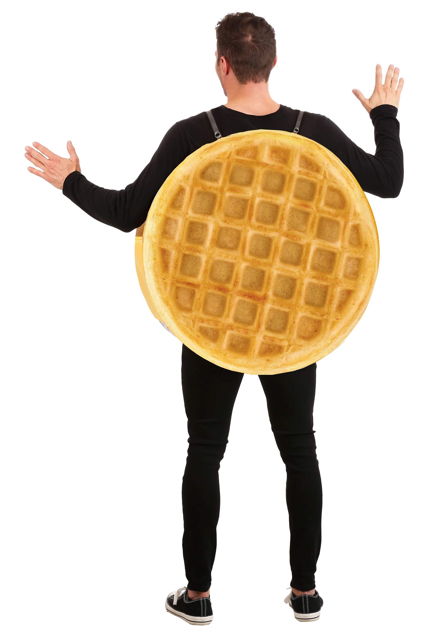 Adult Eggo Waffle Costume for Men - Funny Breakfast Food Halloween Outfit - Perfect for Halloween Parties, Cosplay & Themed Events