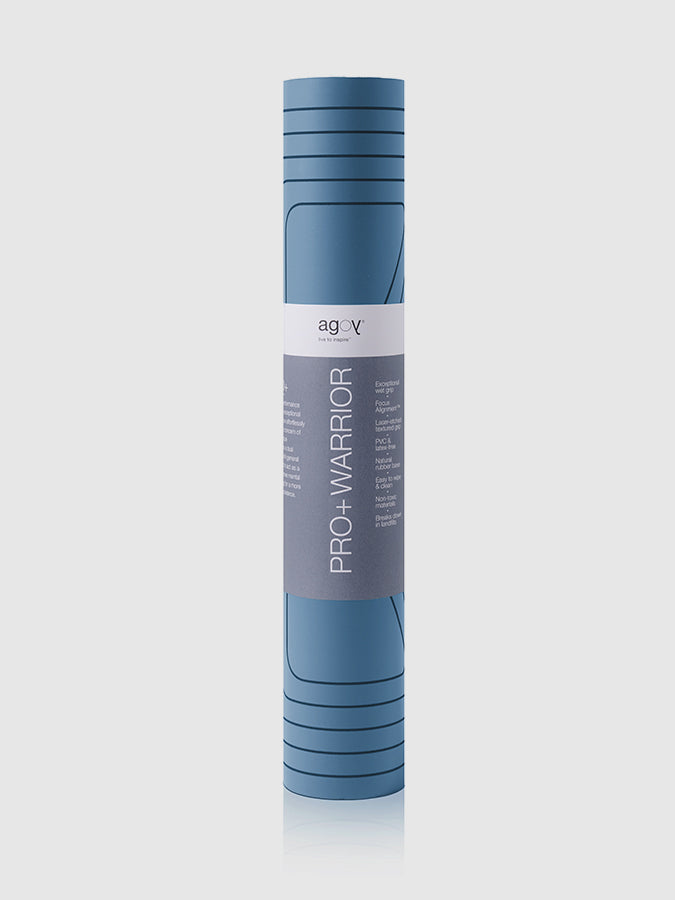 Agoy Pro+ Warrior Yoga Mat - Non-Slip, Eco-Friendly, Extra Thick for Hot Yoga, Pilates & Home Workouts - Perfect for Gym, Studio & Outdoor Use