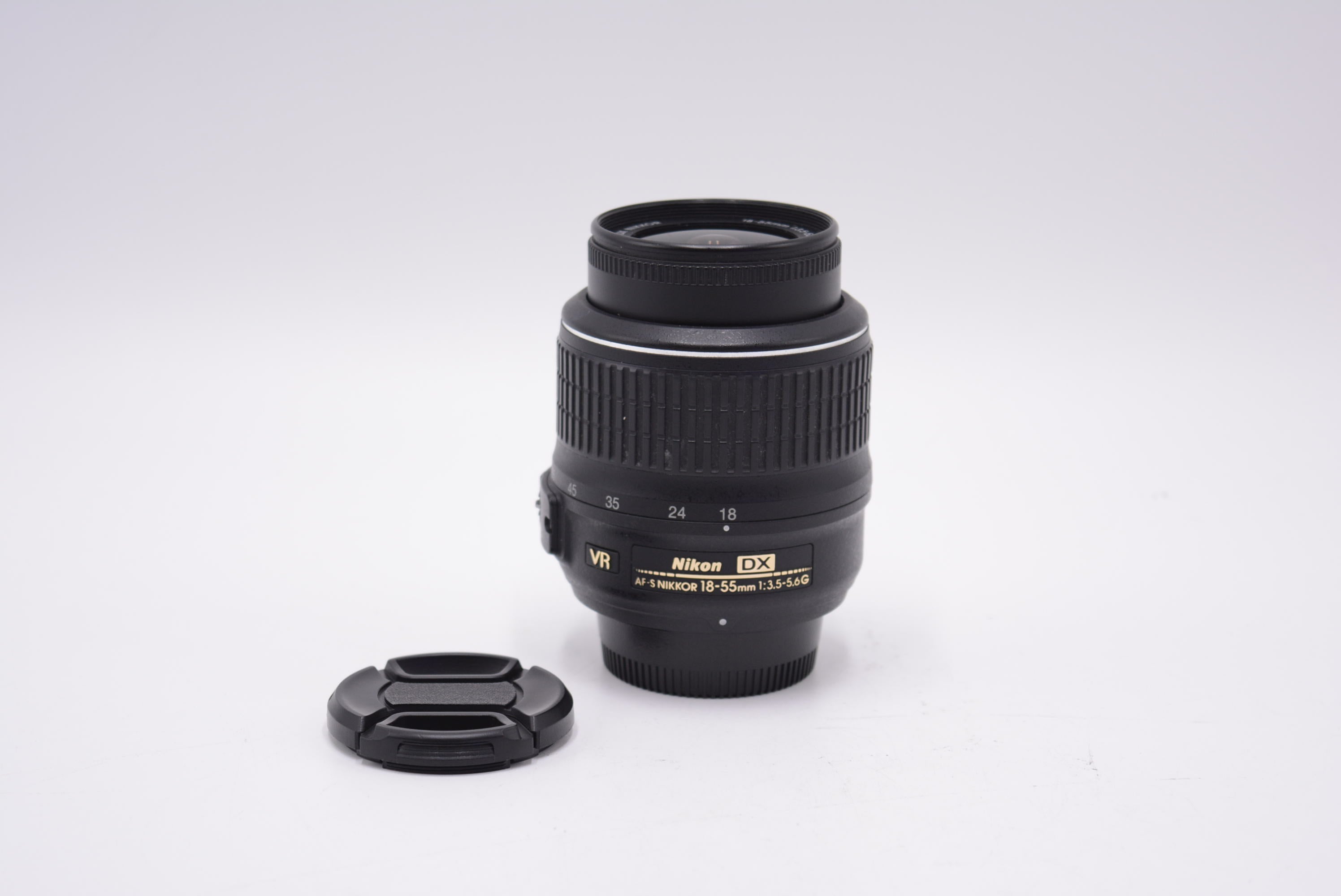Nikon AF-S Nikkor 18-55mm f/3.5-5.6G VR DX Lens for DSLR Cameras - Used | Perfect for Travel, Portrait & Landscape Photography