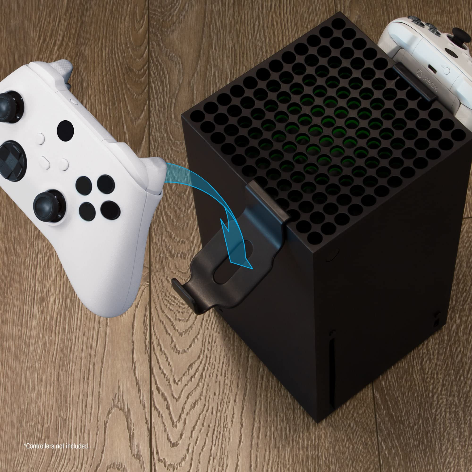 PS5™ & Xbox Series X/S Controller Holder with Headset Stand - DualSense & Xbox Series X/S Compatible (2-Pack) - Armor 3 - Perfect Gaming Setup for Console Accessories Organization