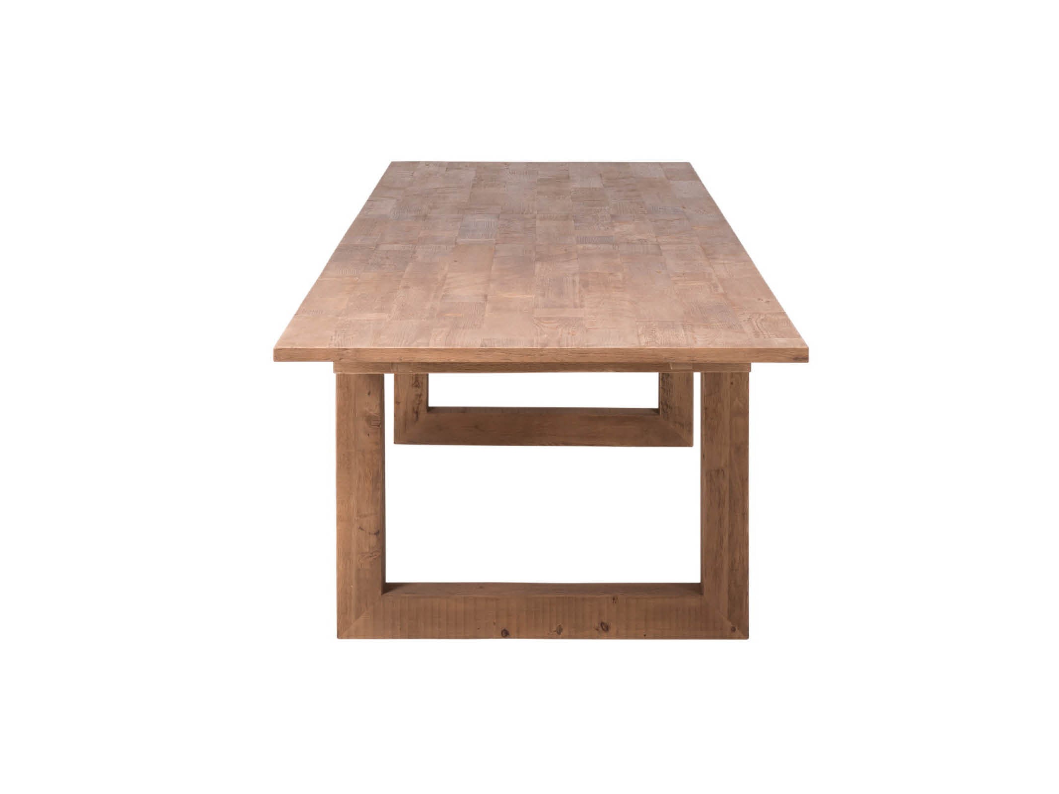 Modern Causeway Dining Table - Solid Wood Kitchen Table for 6-8 People, Farmhouse Style Dining Room Furniture - Perfect for Family Gatherings & Dinner Parties