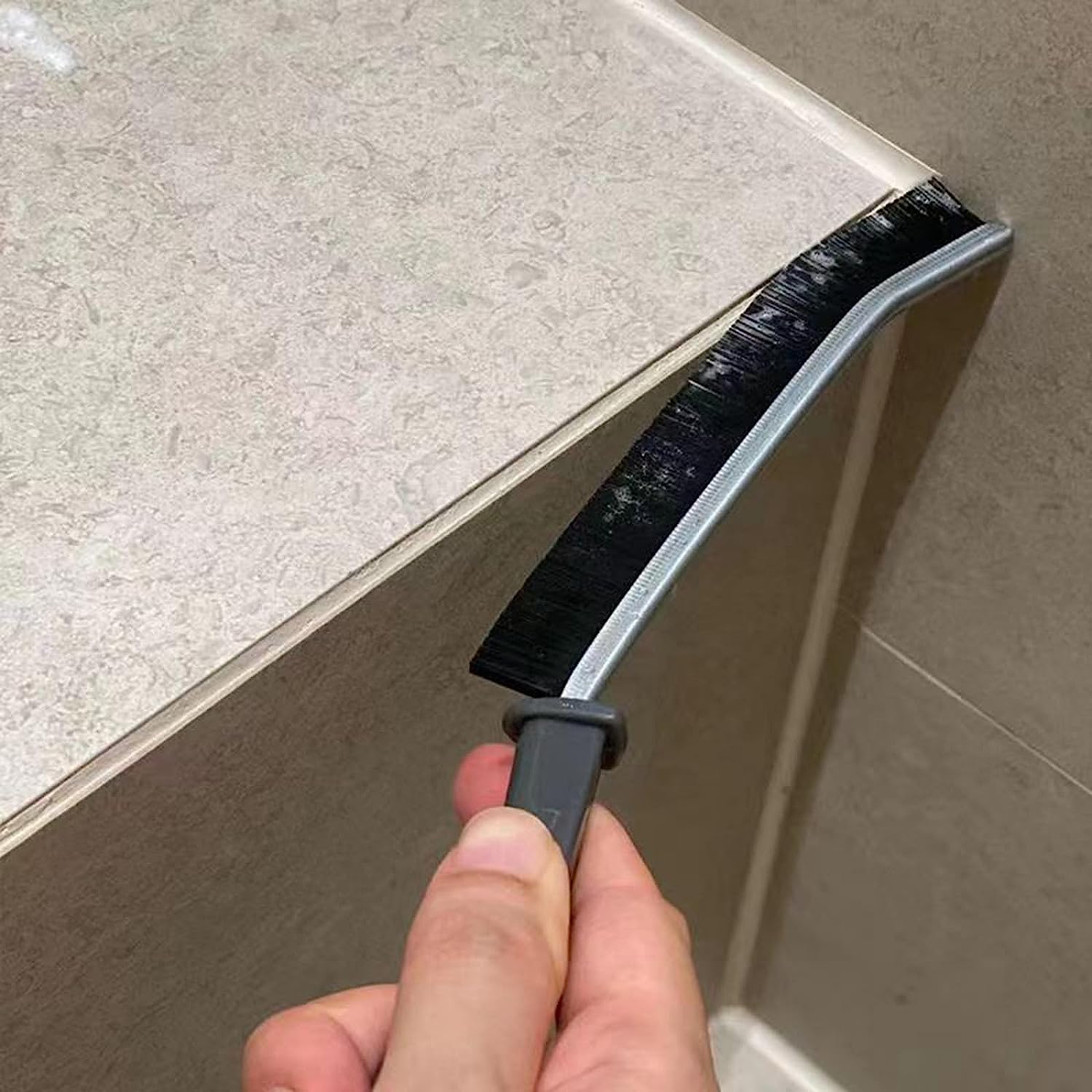 3PC Multi-Purpose Gap Cleaning Brush Set for Deep Cleaning - Window Tracks, Bathroom Tiles, Kitchen Corners & Hard-to-Reach Areas | Perfect for Home Cleaning Supplies & Household Maintenance
