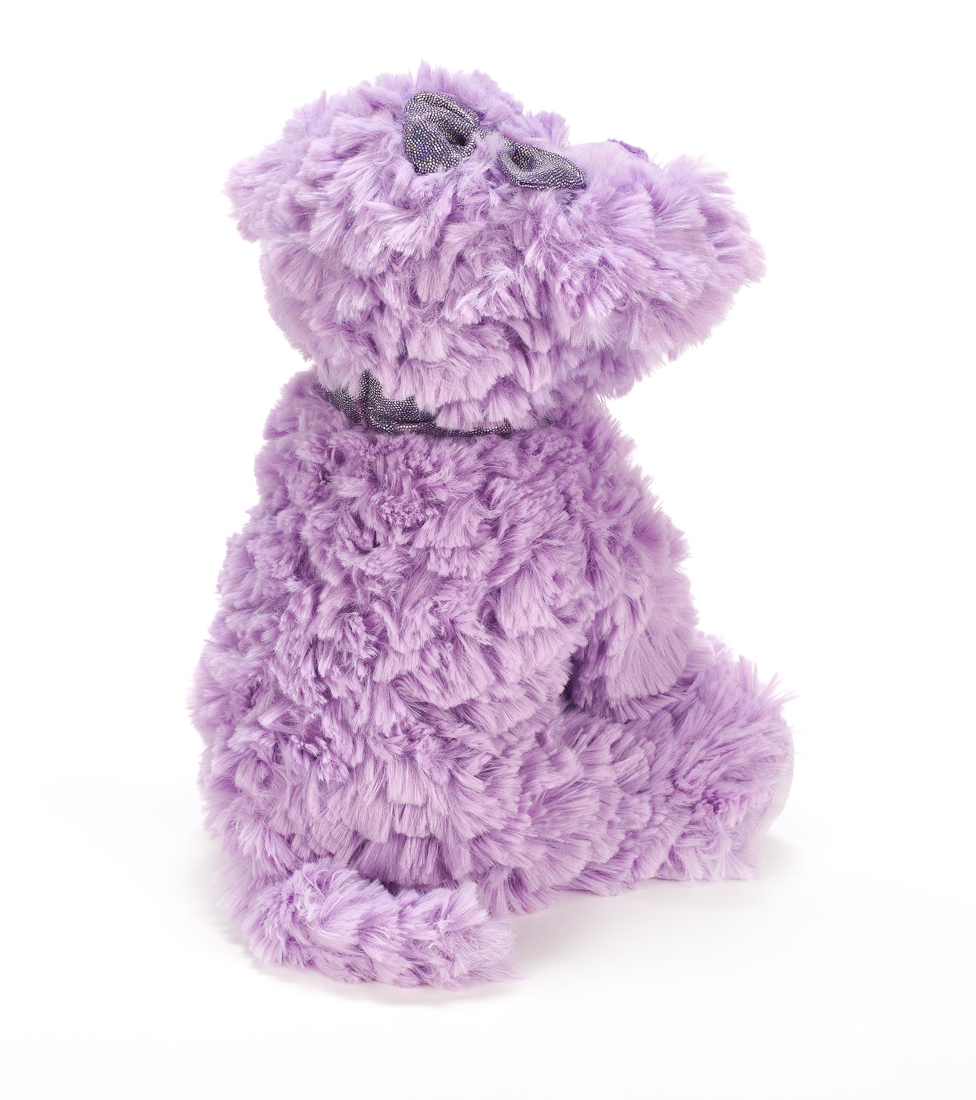 Soft & Cuddly Scruffy Dog Plush Toy - 9 Inch Purple Stuffed Animal, Perfect Gift for Girls & Kids | Great for Birthday Presents, Nursery Decor & Comfort Companions