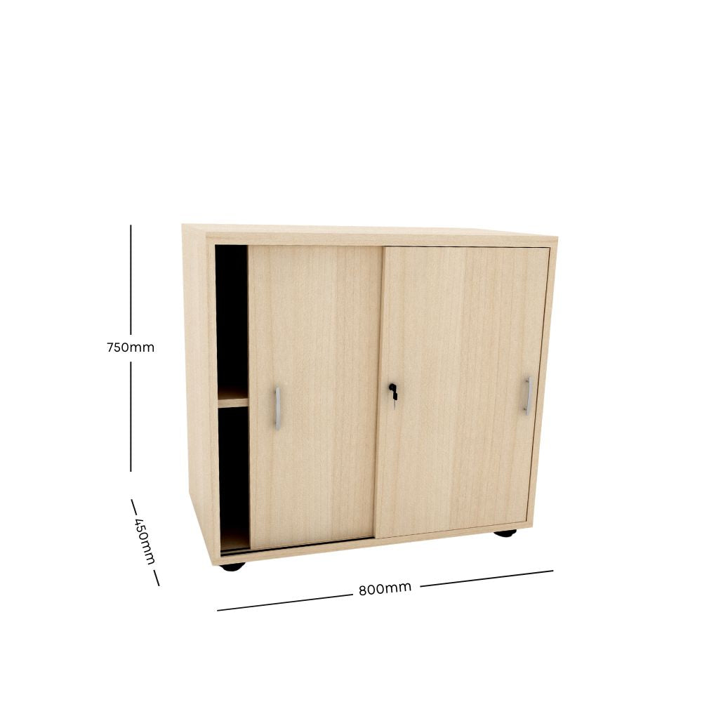 Minimo Office Cabinet - Modern Storage Solution for Home & Office Organization | Perfect for Files, Supplies & Workspace Decluttering