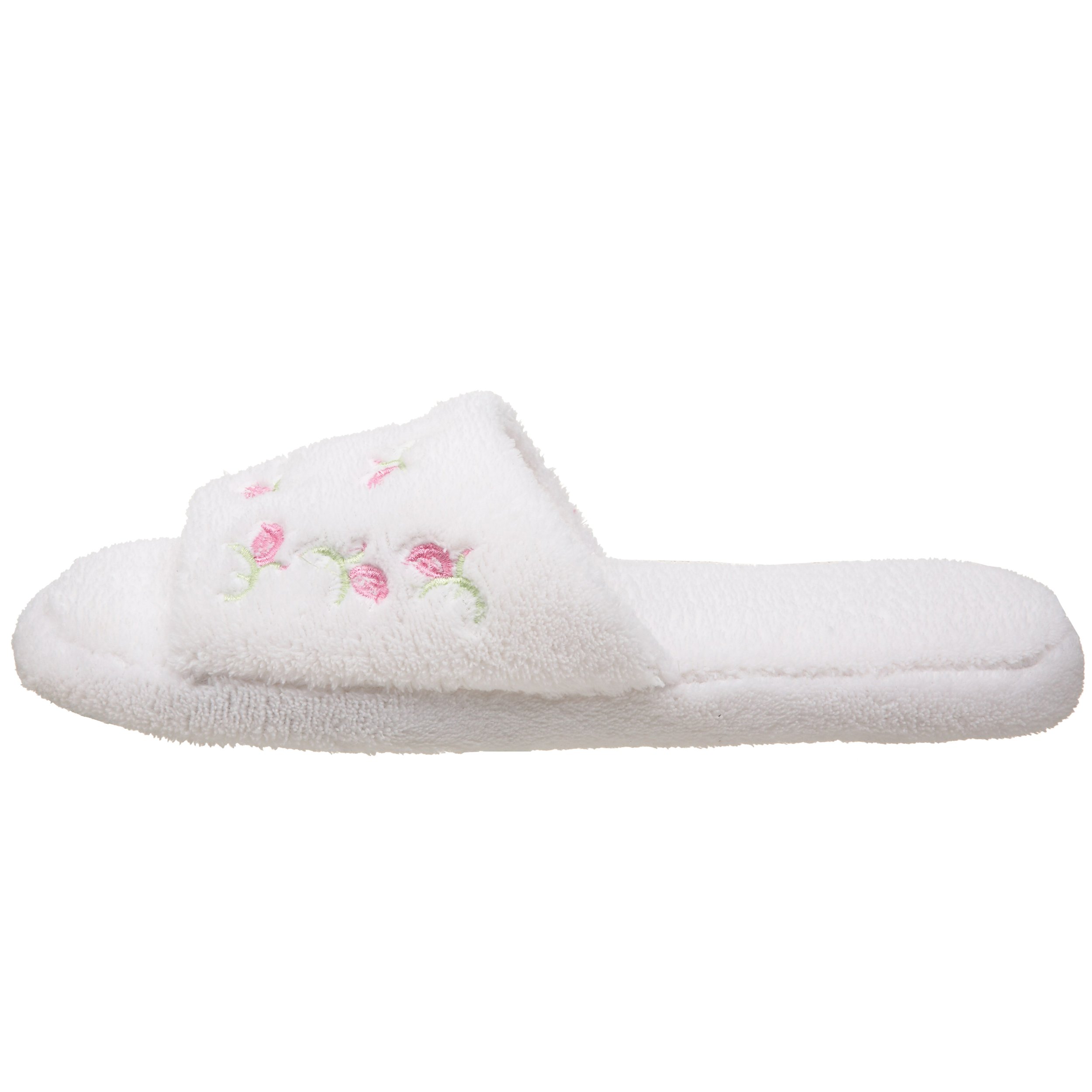 MUK LUKS Women's Rose Scented Terry Cloth Slippers - Cozy Indoor House Shoes for Relaxation & Comfort at Home