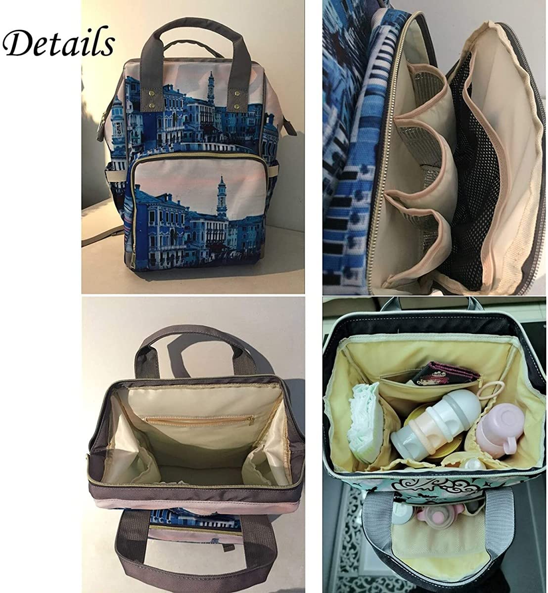 Waterproof Sea Turtle Diaper Backpack - Personalized Baby Bag for Moms, Nursing Tote with Name, Cute Nappy Organizer for Women | Perfect for Travel, Hospital Visits & Daily Baby Care Essentials