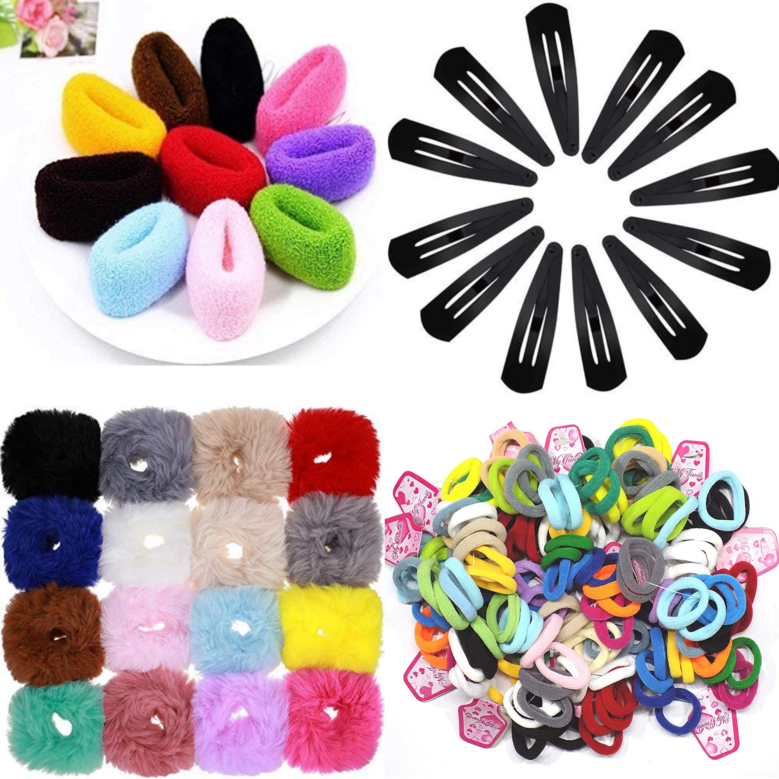 64-Piece Premium Hair Accessories Set for Women & Girls - Colorful Hair Clips, Bands & Barrettes - Perfect for School, Parties & Everyday Styling
