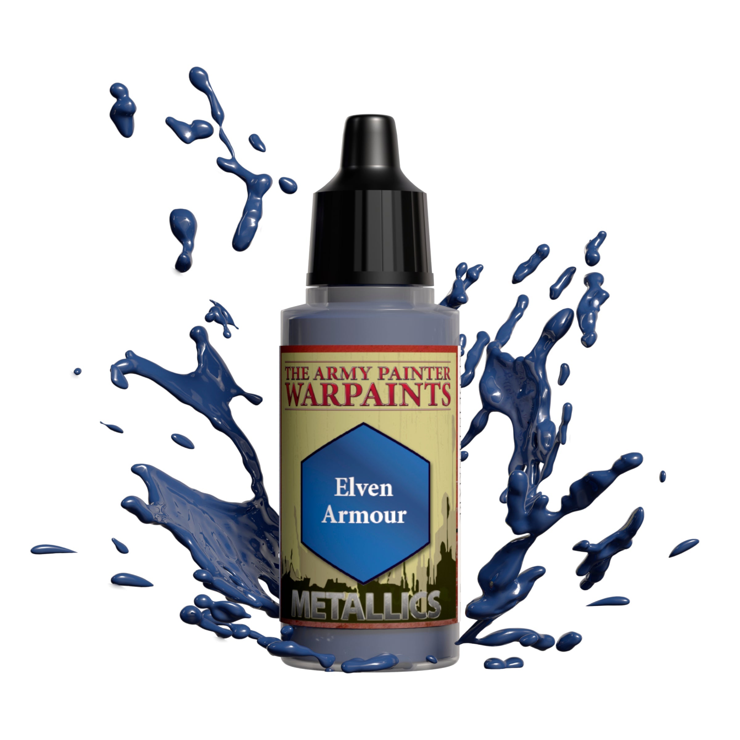 Warpaints Metallics: Elven Armor - Premium Metallic Paint for Miniature Figures & Fantasy Models - Perfect for Warhammer, D&D, and Tabletop Gaming