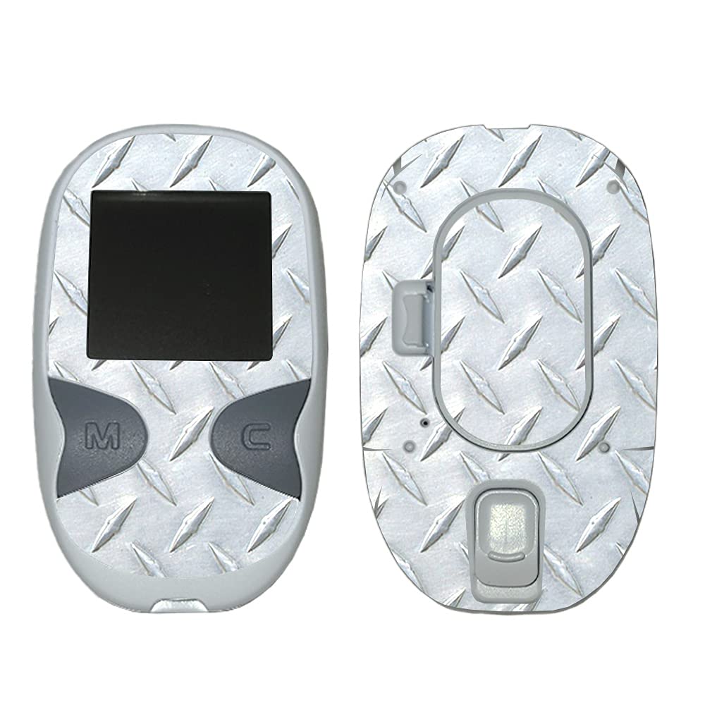 MightySkins Vinyl Decal Wrap Cover for Care Touch Glucose Meter - Diamond Plate Design | Protective & Durable Skin | Easy to Apply & Remove | Made in USA | Perfect for Diabetes Management & Travel