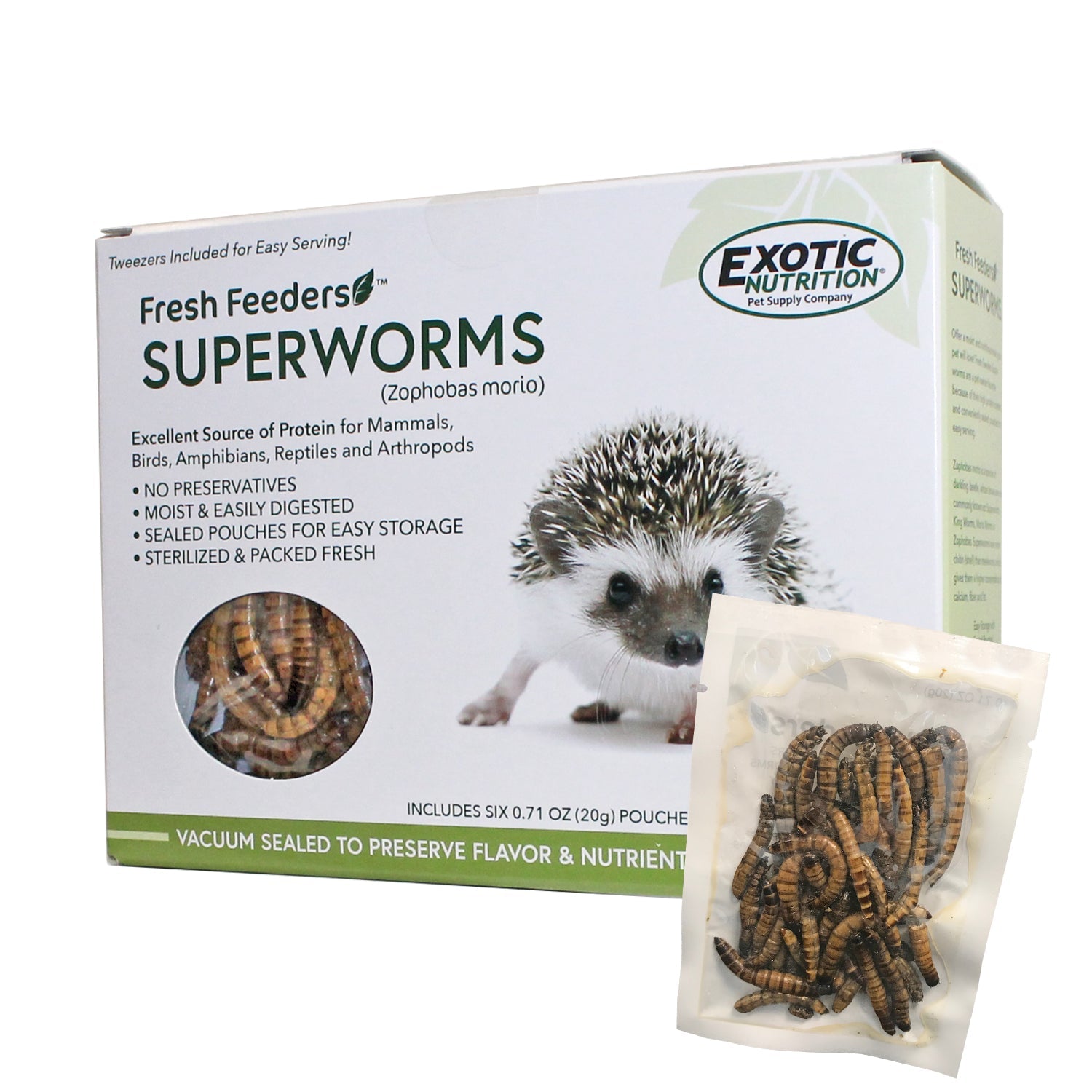 Fresh Feeders for Reptiles & Amphibians - Live Crickets, Worms & Insects - Perfect for Pet Lizards, Frogs & Turtles - High Protein Food for Healthy Growth & Nutrition