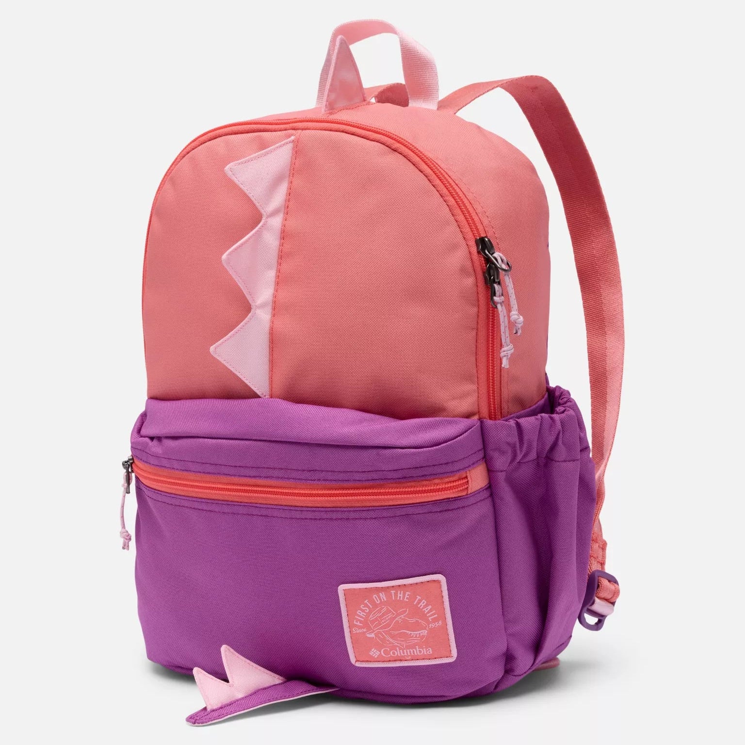 Columbia Hot Coral/Razzle/Satin Pink Kitterwibbit Backpack - Lightweight Hiking Daypack for Women & Men - Perfect for School, Travel, and Outdoor Adventures