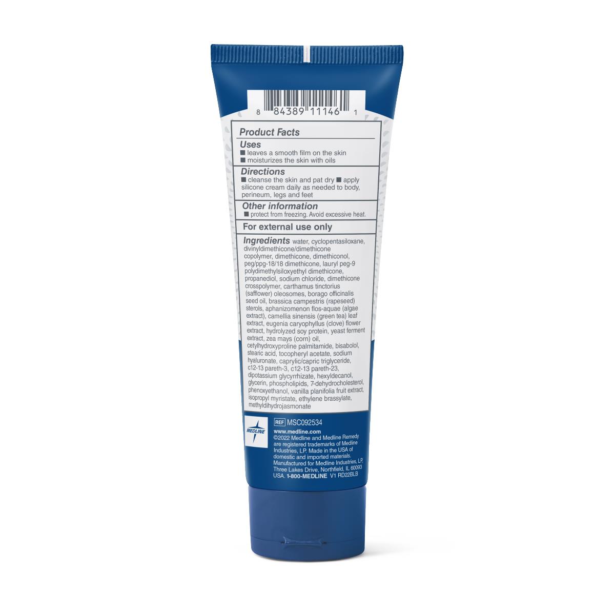 Medline Remedy Clinical Silicone Cream - Advanced Skin Protectant for Scars, Dry Skin & Wound Care - Ideal for Post-Surgery, Eczema & Dermatitis Relief