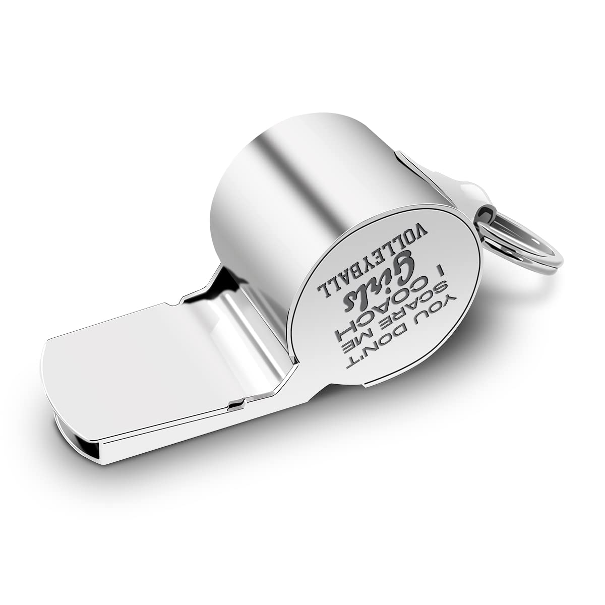 Premium Referee Whistles with Lanyard - Loud Sports Whistle for Coaches, Trainers & Officials - Durable Metal Whistle for Soccer, Basketball, Football Games - Perfect Coaching Gift for Men & Women
