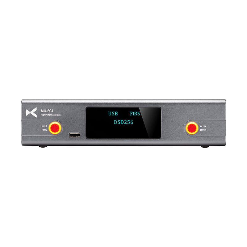 xDuoo MU 604 High Performance DAC with Dual ES9038Q2M Chips - Supports DSD256 & 32bit/768kHz - Perfect for Audiophiles & Home Audio Systems
