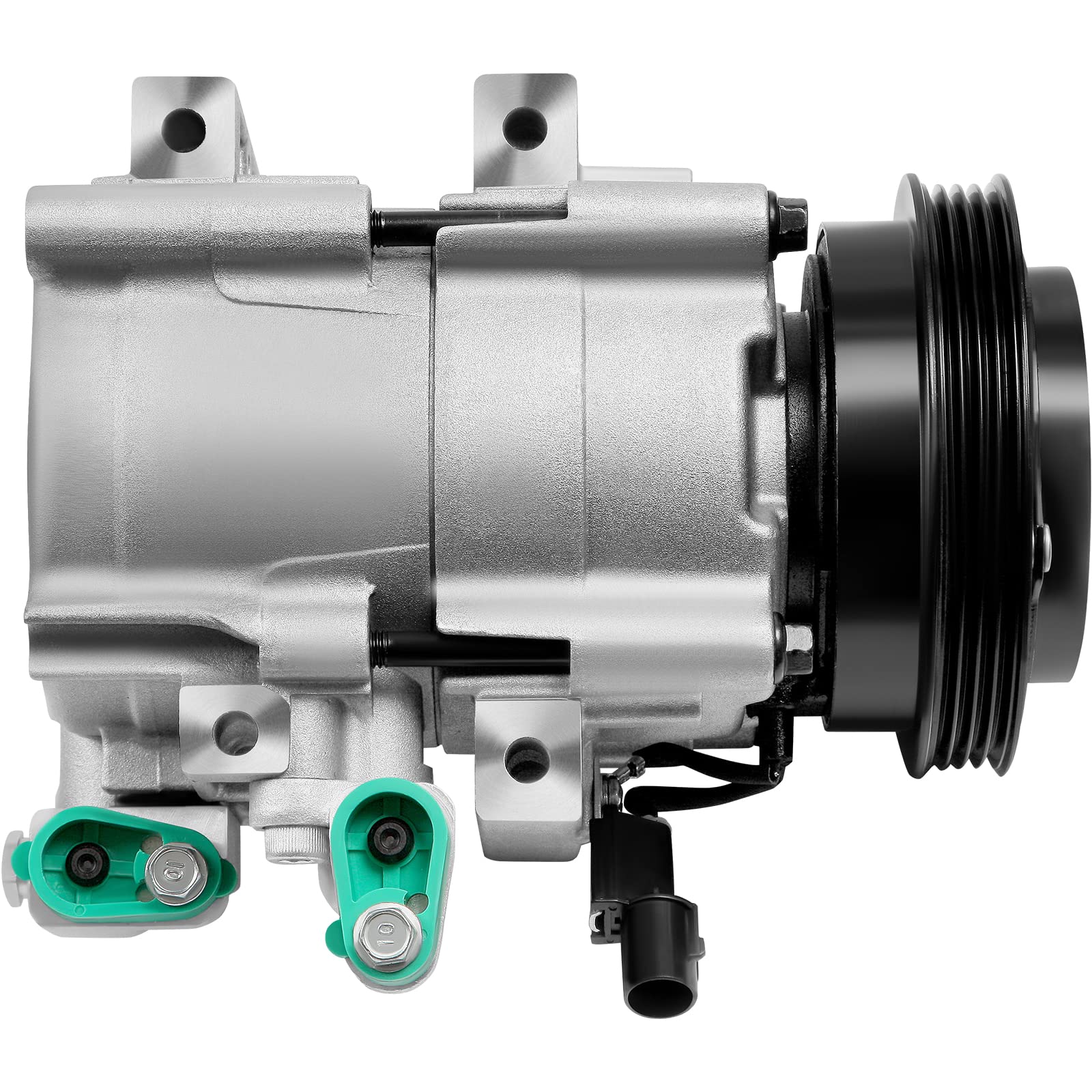 2003-2006 Kia Sorento 3.5L AC Compressor with Clutch - 10822C/CNS58190 Replacement Part - 4 Groove Pulley for Smooth Air Conditioning Performance - Perfect for Summer Cooling & Road Trips