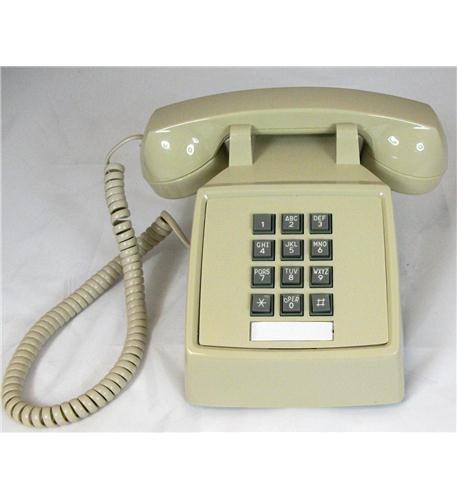 VOE 20MD Desk Telephone with Electric Ringer - ITT 2500 VOE MD AS - Vintage Office Equipment for Collectors & Retro Decor
