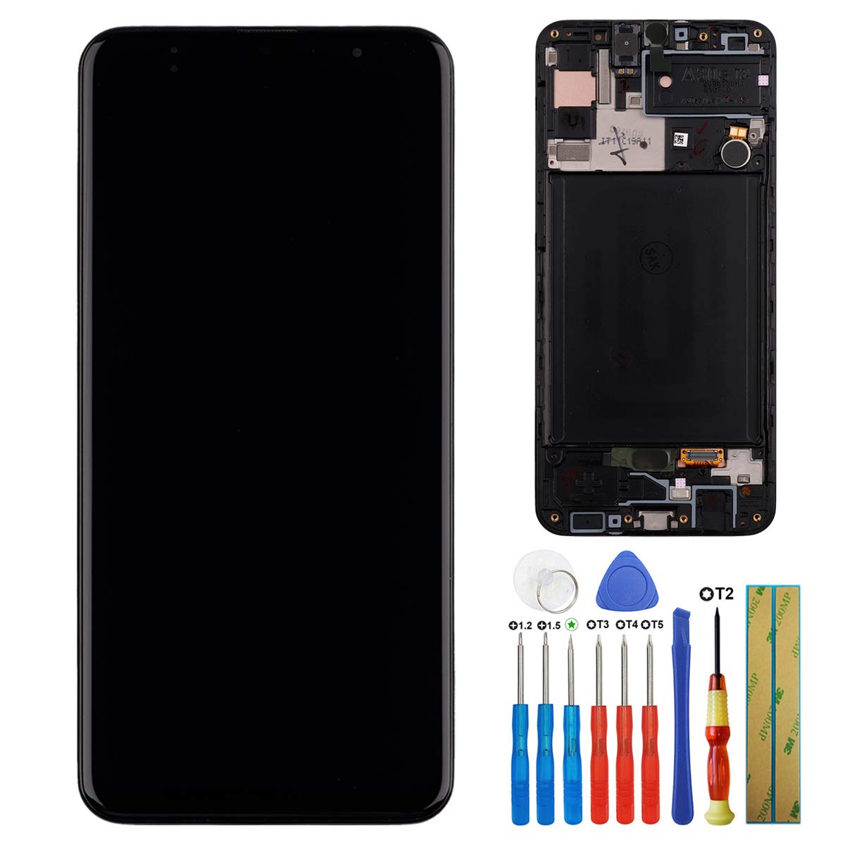 Original Title: Super AMOLED LCD Screen Compatible with Samsung Galaxy A30s SM-A307F SM-A307FN SM-A307G 6.4