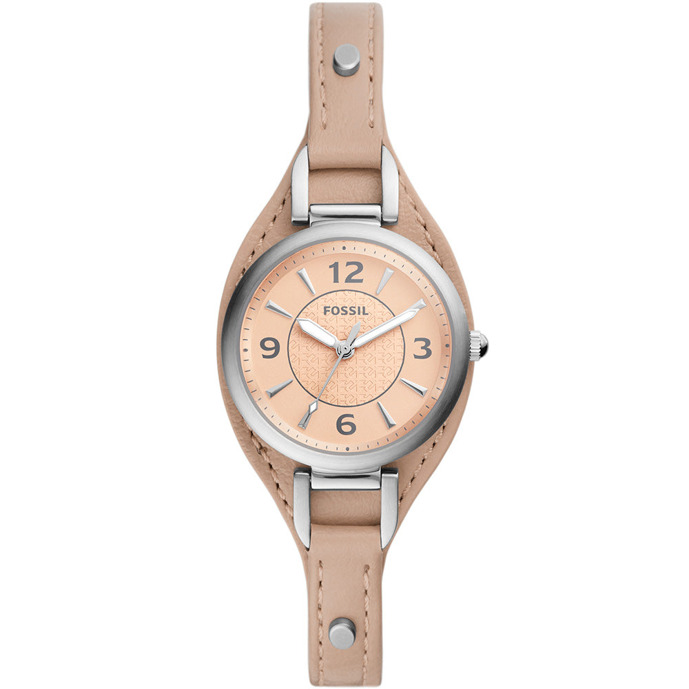 Fossil ES5213 Carlie Women's Stainless Steel Watch - Elegant Analog Timepiece for Work, Casual & Special Occasions