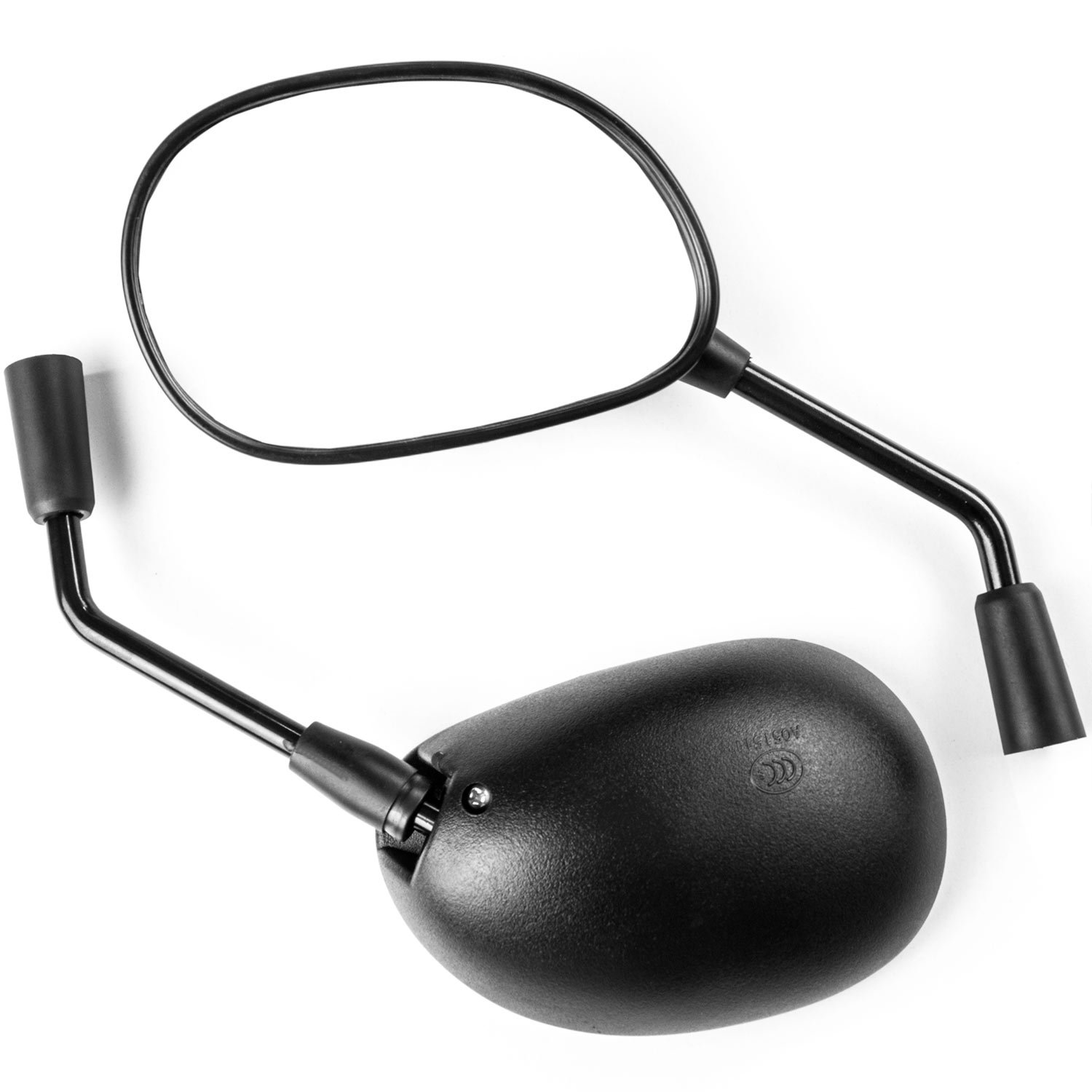 Krator Universal Black Motorcycle Mirrors - Adjustable Rearview Side Mirrors Compatible with Honda VTX 1800 Type C/R/S/N/F/T & Retro Bikes | Enhanced Safety & Style for Cruiser, Touring & Street Motorcycles