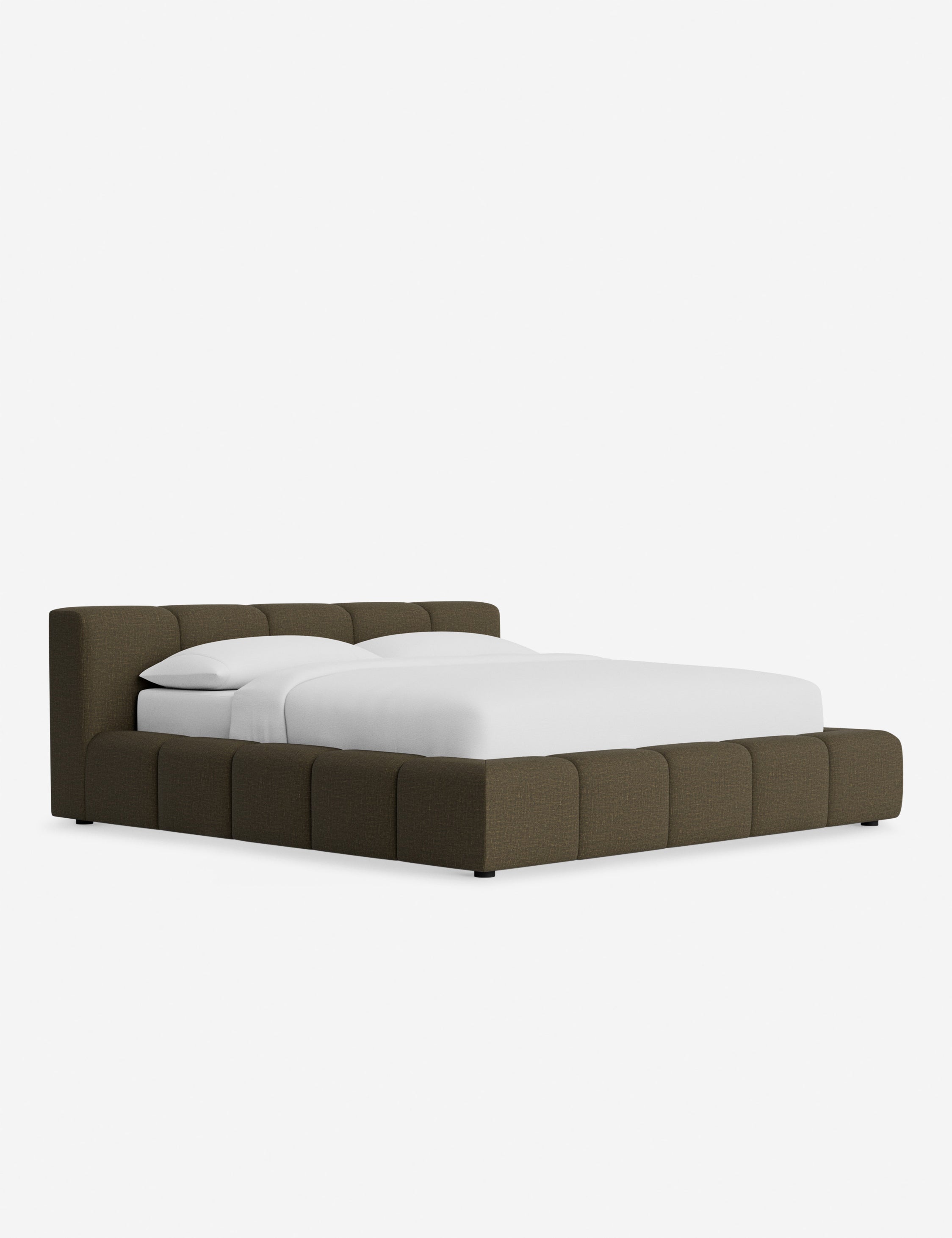 Cambry Platform Bed Frame - Queen Size, Modern Minimalist Wooden Bed with Sturdy Slat Support, Perfect for Bedroom, Guest Room & Small Spaces