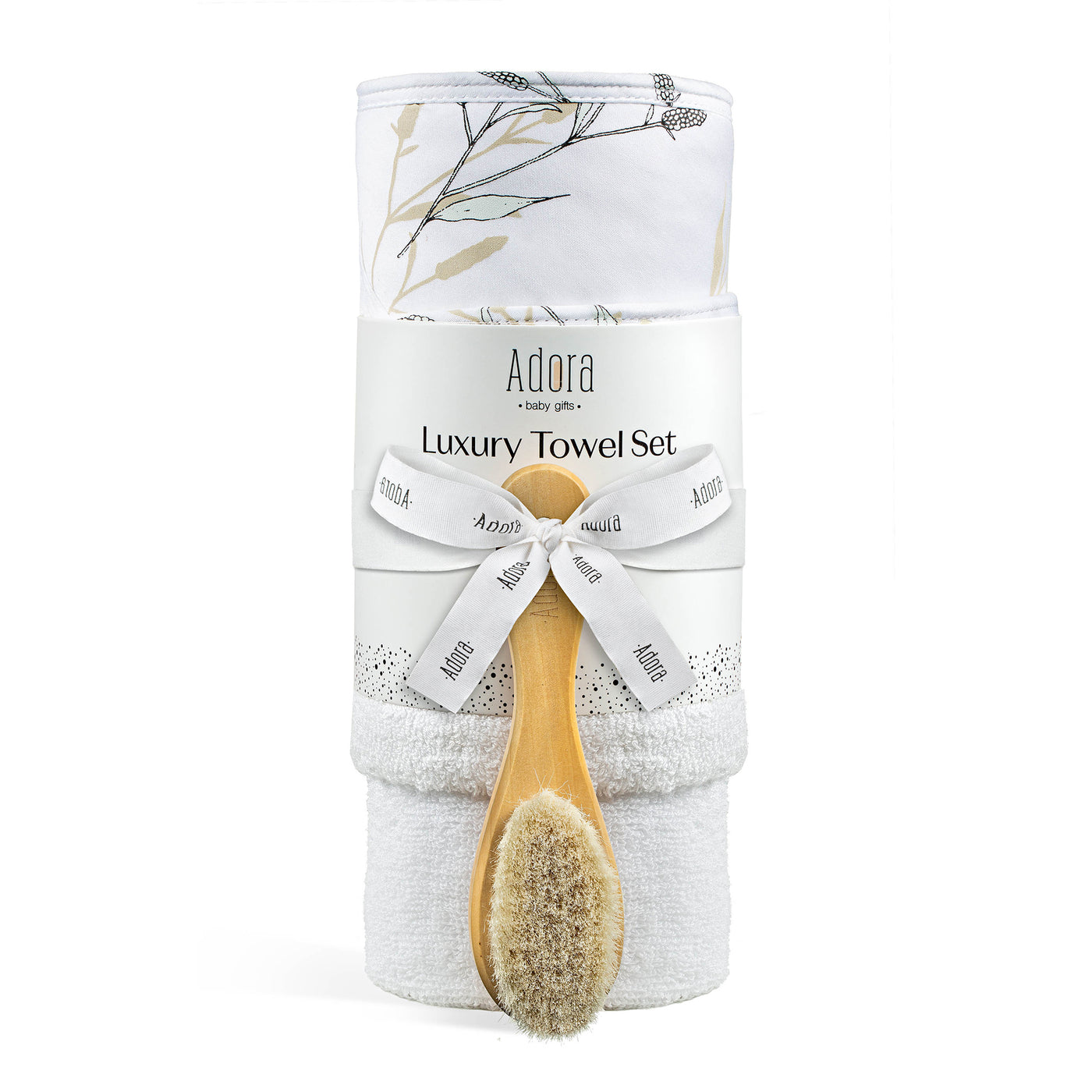 Adora Luxury Bath Towel Set - 6-Piece 100% Cotton Soft & Absorbent Towels for Spa, Bathroom & Hotel Use