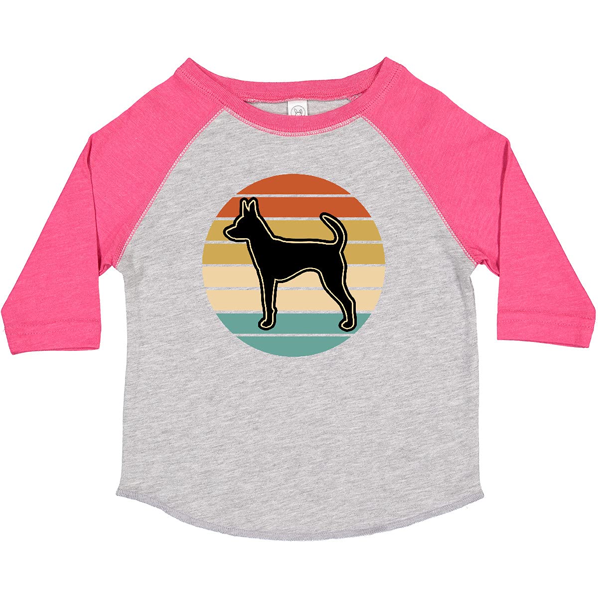 Inktastic Russian Toy Terrier Dog Graphic Toddler T-Shirt - Cute Puppy Apparel for Boys & Girls - Perfect for Playdates, Daycare & Family Photos
