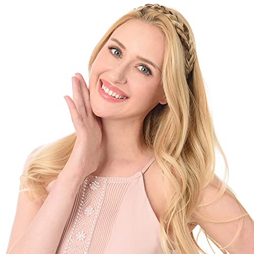 Two Strand Braided Headband for Women - Stylish Hair Accessory for Workouts, Yoga, and Everyday Wear