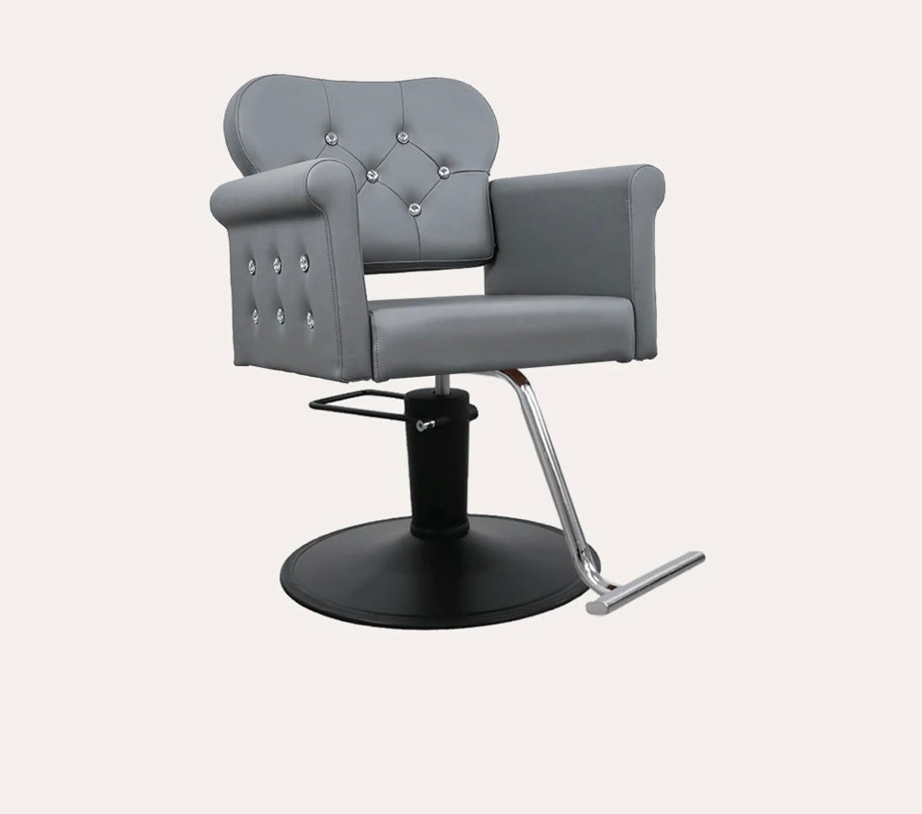 Glam II Salon Chair - Professional Hydraulic Beauty Styling Chair for Hairdressers & Stylists | Perfect for Salons, Spas & Home Use
