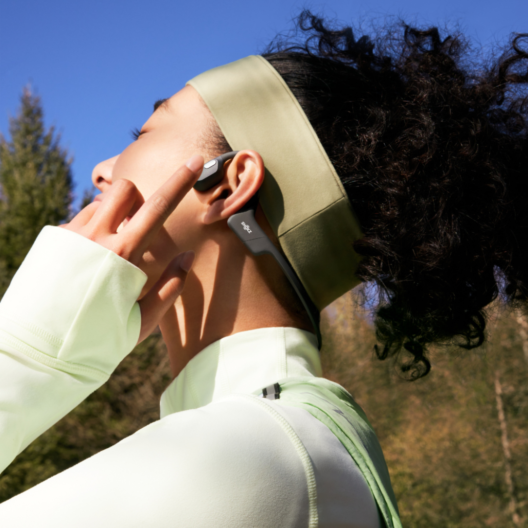 Shokz OpenRun Air S803 Bone Conduction Sports Headphones - Wireless Bluetooth Headset for Running, Cycling & Workout - Sweatproof & Lightweight for Outdoor Activities