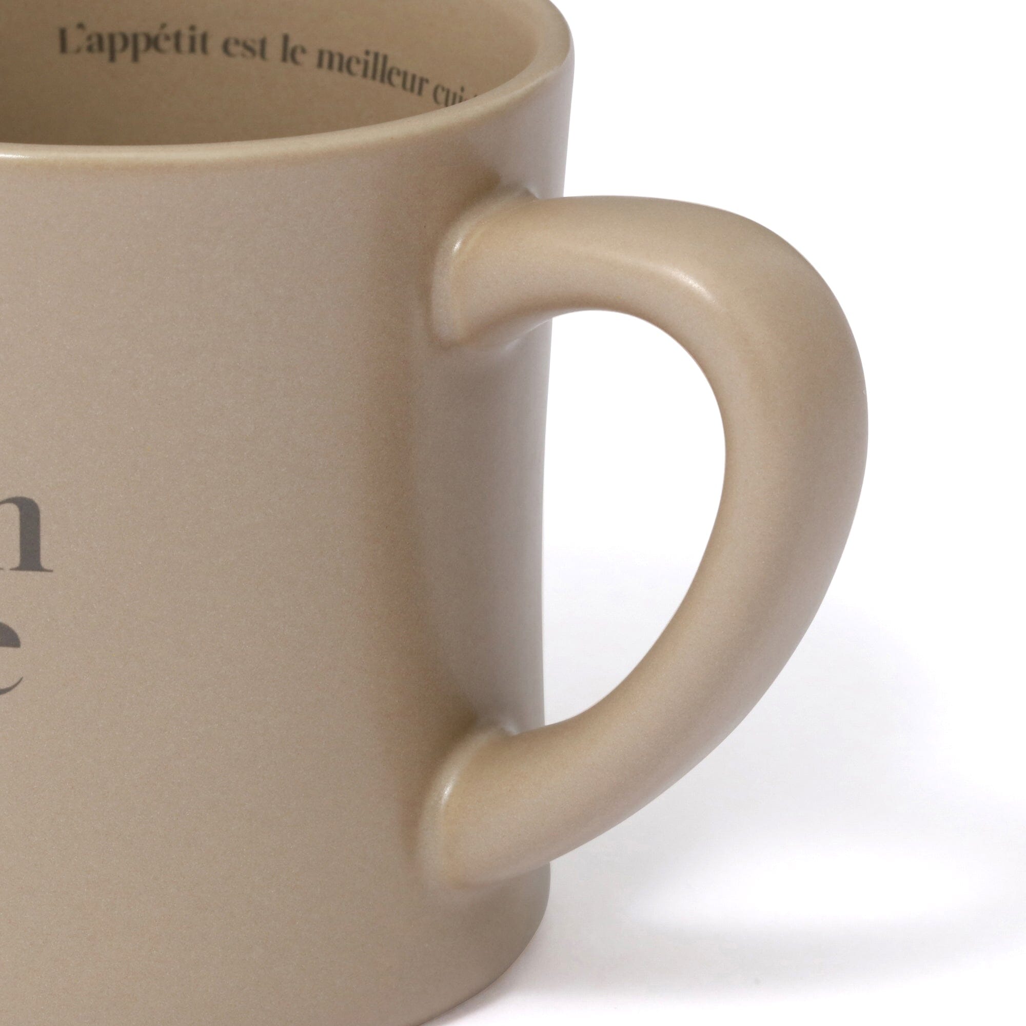 Premium Le Cafe Coffee Set - Brown Ceramic Mug & Saucer for Home, Office, or Gift - Perfect for Espresso, Latte & Tea Lovers