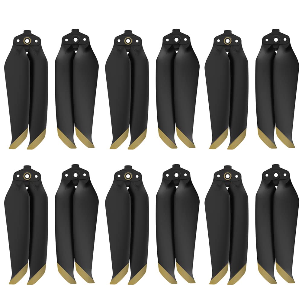 (12Pcs) DJI Mavic Air 2/Air 2S Low Noise Quick-Release Propellers - Spare Replacement Blades for Quadcopter Drone Accessories | Perfect for Aerial Photography, Travel & Outdoor Adventures