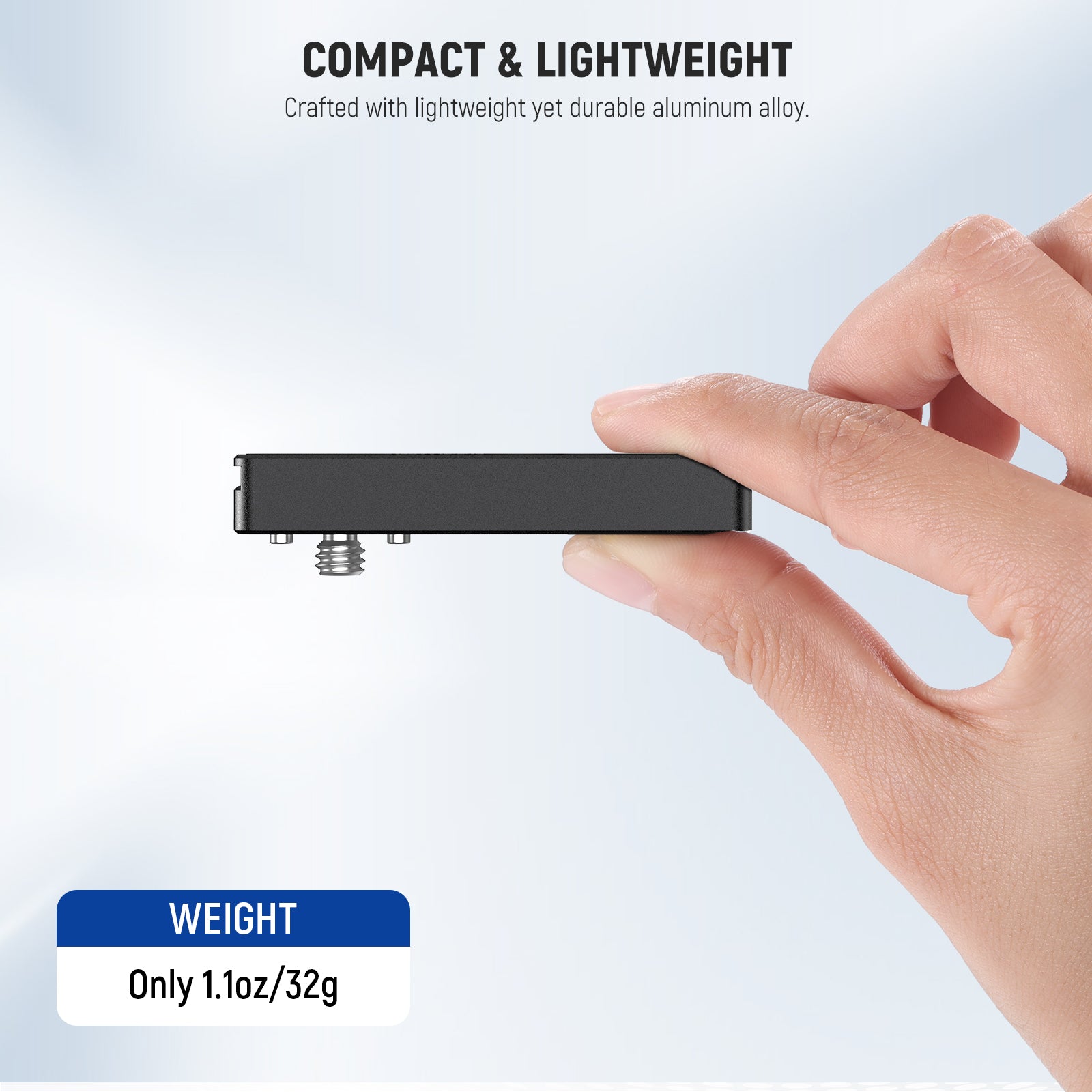 NEEWER UA050 Universal Tripod Accessory Mount Plate - Compatible with DSLR Cameras, Video Cameras & Smartphones - Perfect for Photography, Vlogging & Live Streaming