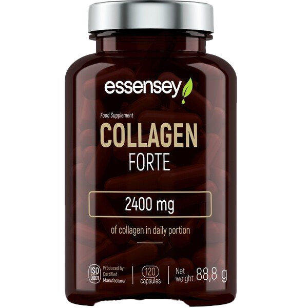Premium Collagen Forte Supplement 2400mg - 120 Capsules for Skin, Hair & Joint Health - Supports Anti-Aging & Hydration - Daily Beauty & Wellness Boost