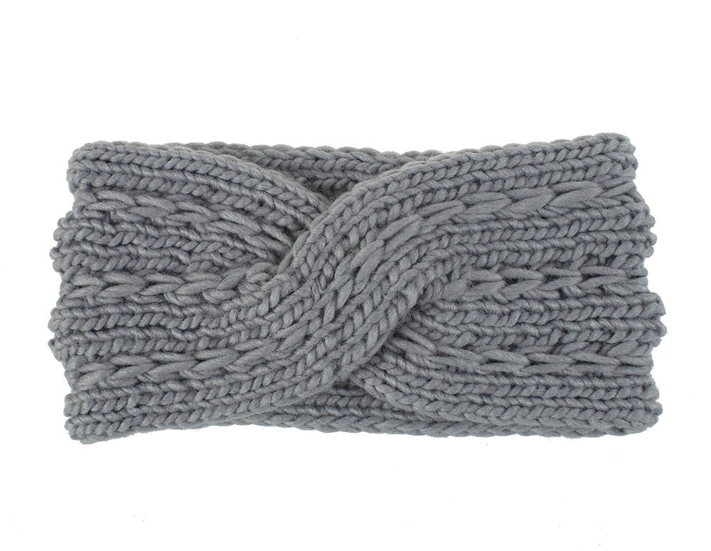 Warm Acrylic Thick Wool Knitted Headband for Women - Winter Fashion Hair Accessories - Perfect for Outdoor Activities & Cold Weather