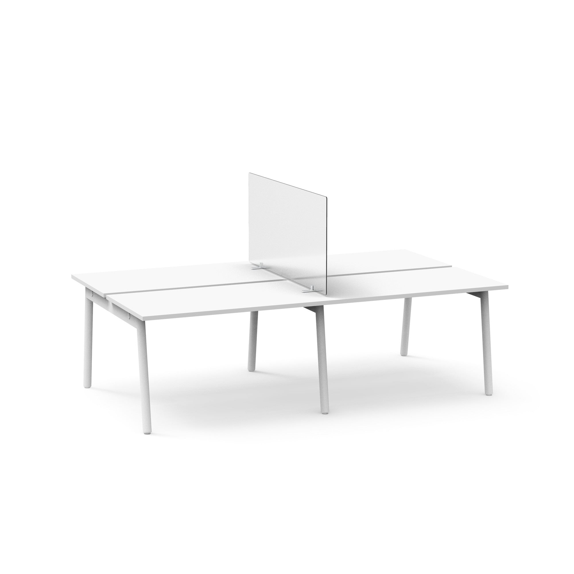 Tall Frost White Privacy Panel with Footed Base - Perfect for Patio, Deck, and Outdoor Privacy Screening