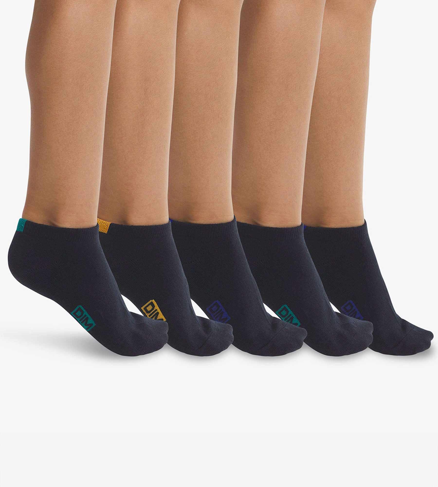 5-Pack Kids Cotton Socks Navy Blue - Eco-Friendly & Breathable for School, Sports & Daily Wear