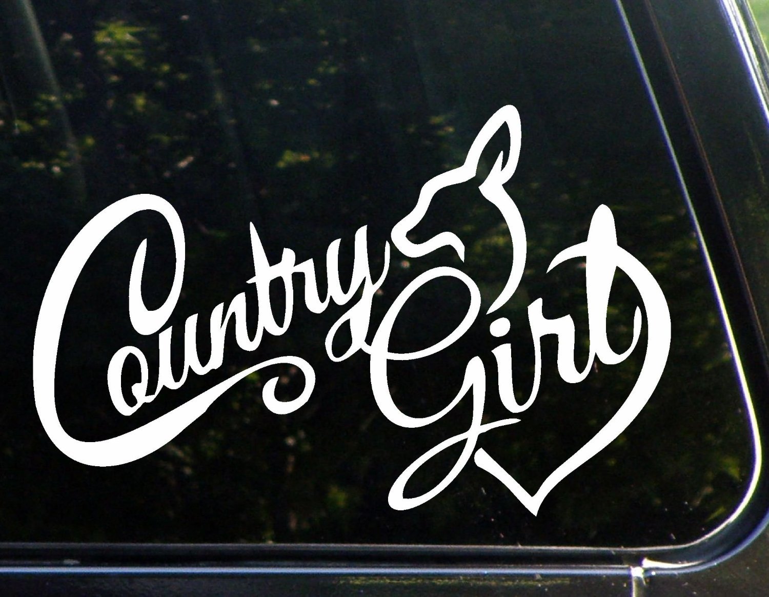 Country Girl Die Cut Vinyl Decal Bumper Sticker - 7