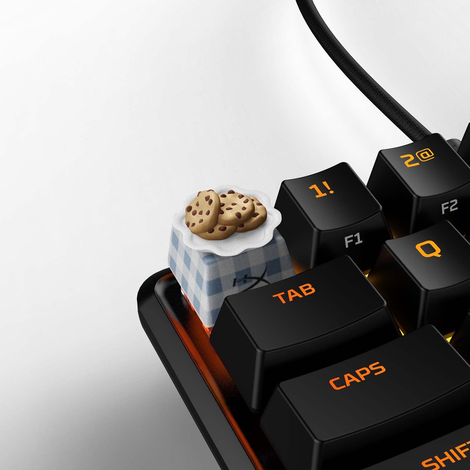 HX3D Custom Keycaps - Cherry MX Compatible Mechanical Keyboard Keycaps - Perfect for Gaming, Typing & Office Work