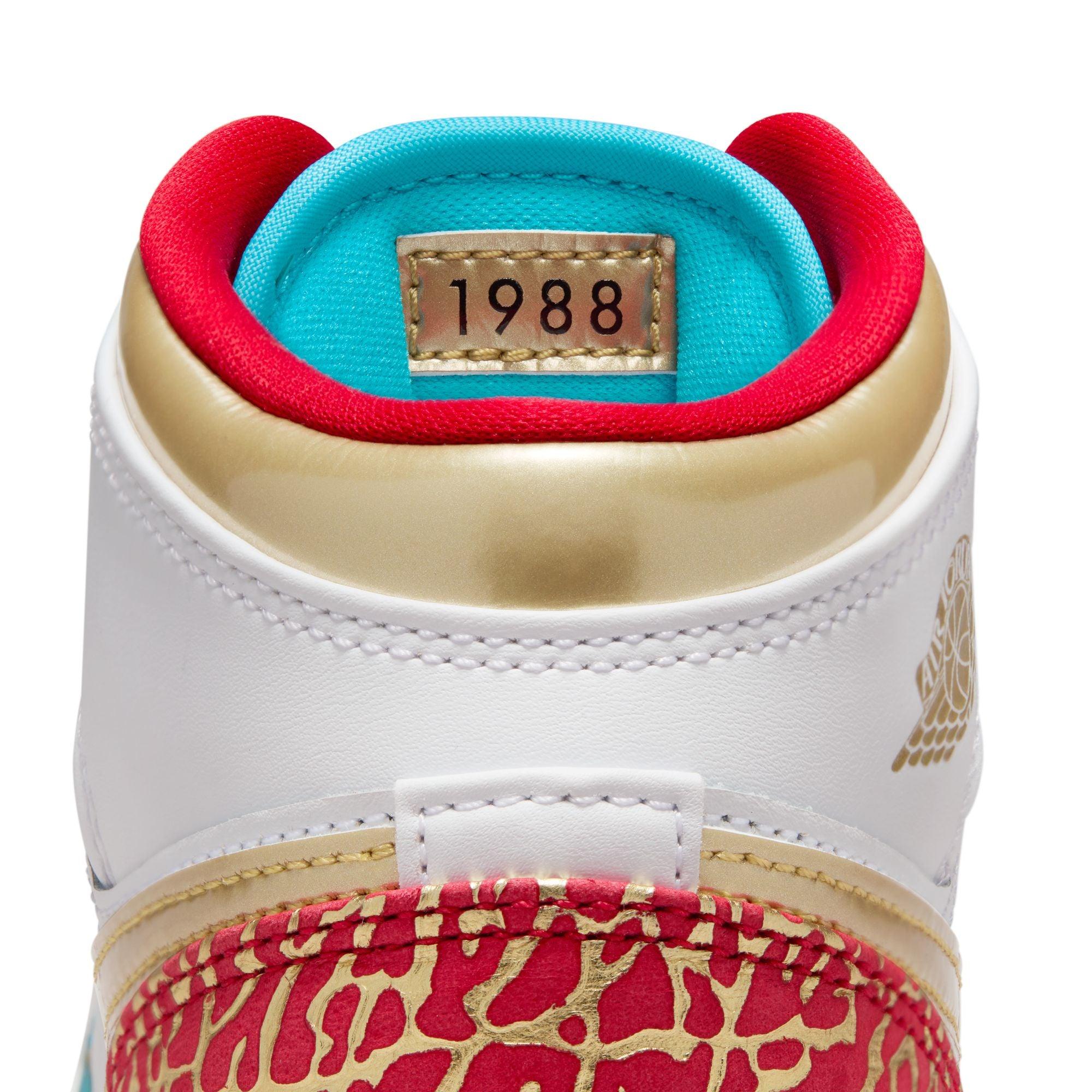 Air Jordan 1 Mid SS 'UNC to Chi' Kids Basketball Shoes - High Top Sneakers for Boys & Girls - Perfect for School, Sports & Casual Wear