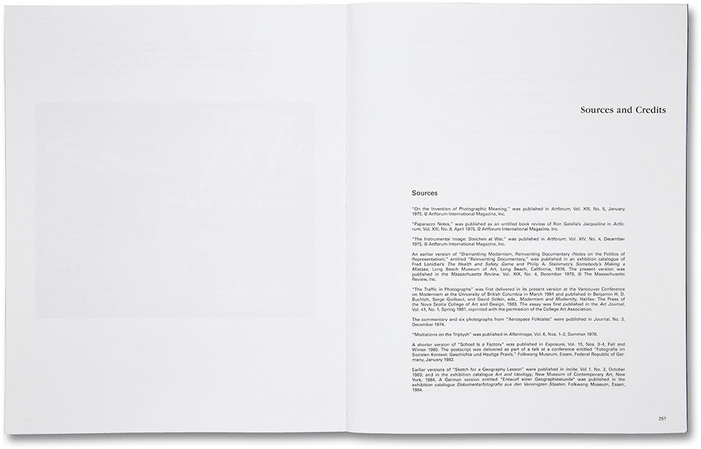 Photography Against the Grain by Allan Sekula - Contemporary Art Photography Book for Collectors & Students - Perfect for Art Studies, Exhibitions & Photography Collections