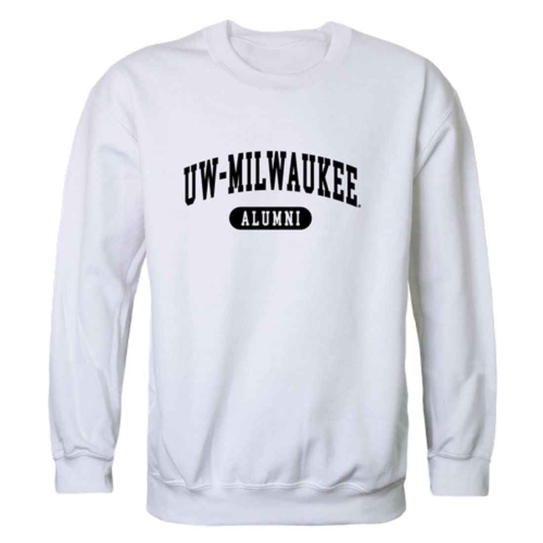 University of Wisconsin Milwaukee Panthers Alumni Fleece Crewneck Pullover Sweatshirt - Black - Comfortable College Apparel for Game Day & Alumni Events