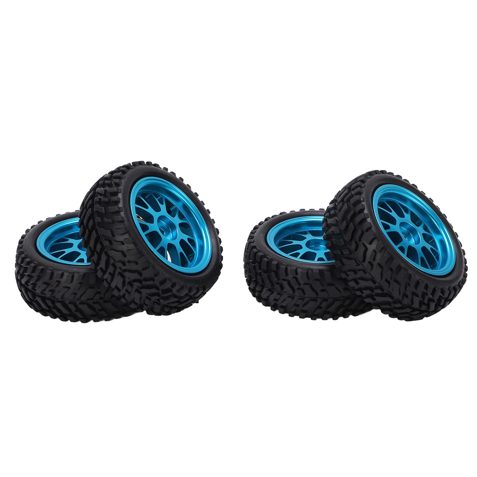 **High-Performance RC Wheels & Tires Set - Stable Concave/Convex Texture with Sponge Liner for WLToys 144001 1/14 Scale Off-Road RC Car - Ideal for Crawling, Racing & Outdoor Adventures**