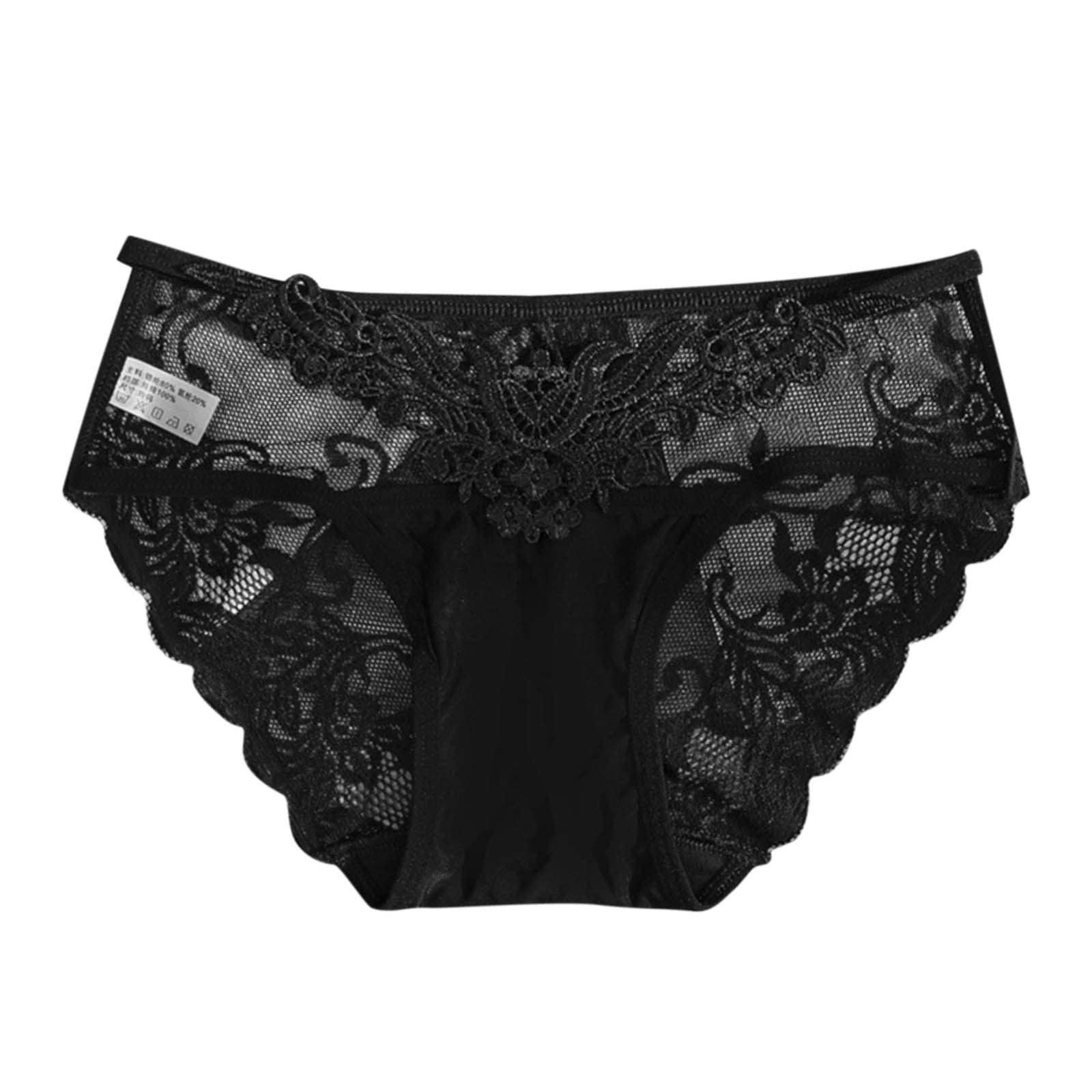 Sexy Black Lace Boyshort Underwear for Women - Comfortable Cotton Panties for Everyday Wear | Perfect for Sleep, Lounge & Casual Outfits