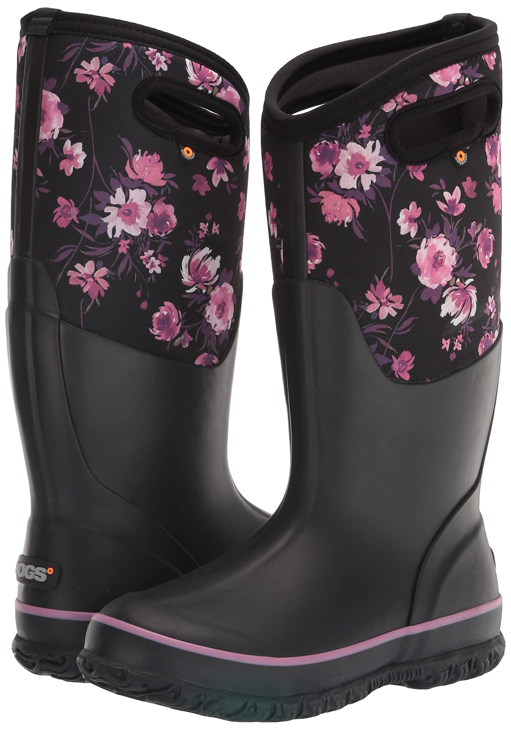 BOGS Classic Tall Night Garden Waterproof Boots for Women - Warm Winter Snow Boots with Insulation for Outdoor, Hiking, and Gardening